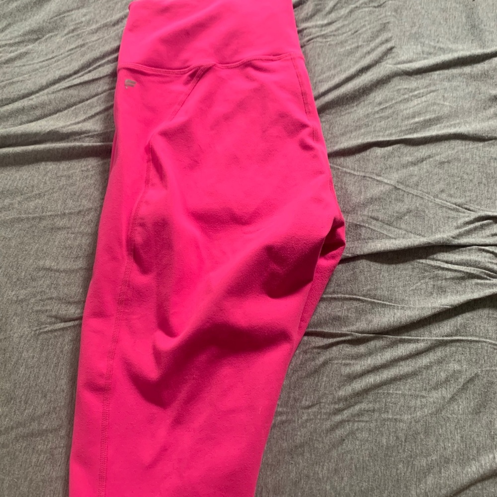Fabletics power hold hot pink size large